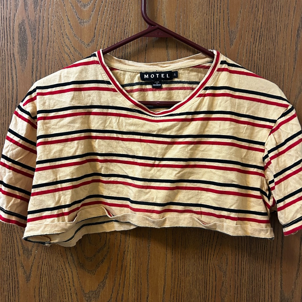 Striped Cropped Tshirt